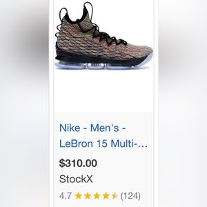 COPY - Nike Lebron XVMulticolor Baskeball shoes